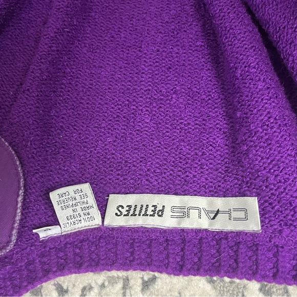 Warm comfy 80s vintage blazer style sweater - Picture 6 of 8